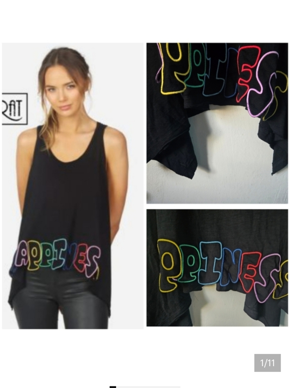 Lauren Moshi Happiness tank top